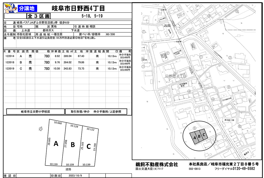 岐阜市日野西